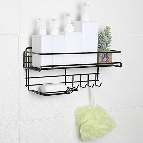 Self-Adhesive Multipurpose Wall Caddy in stainless steel, product photograph